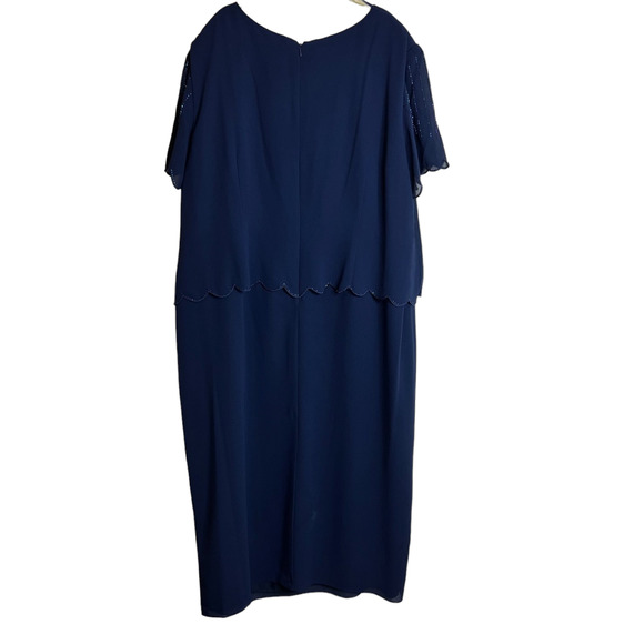R&M Richards Deep Blue Maxi Dress - Picture 5 of 10